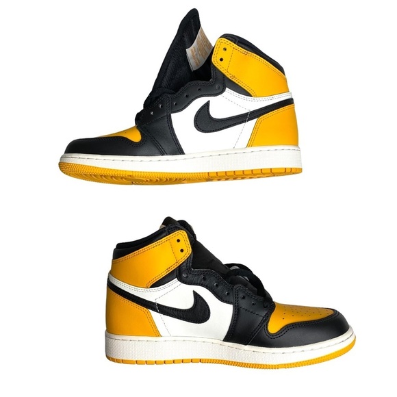 Nike Jordan 1 Kid's Retro High OG Taxi 575441 711 GS Size 6.5Y‎ New with Box - Picture 6 of 12